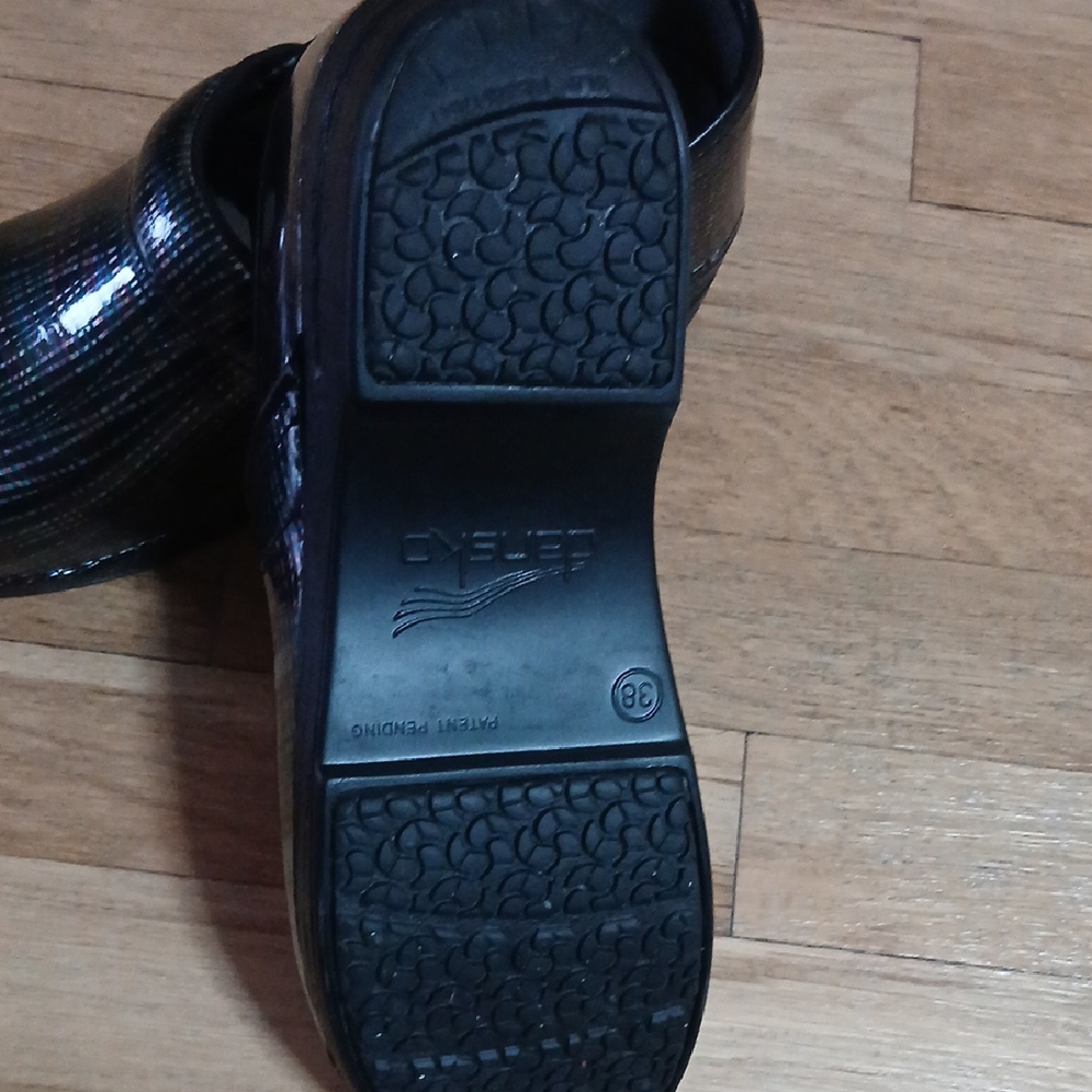 Dansko Multicolor Striped Clogs - Picture 5 of 7